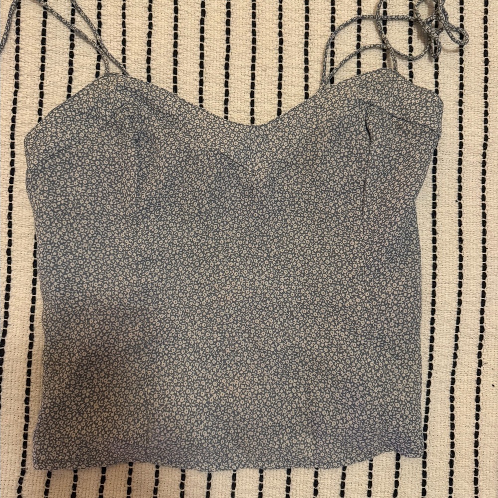 Abercrombie & Fitch Blue Floral Camisole